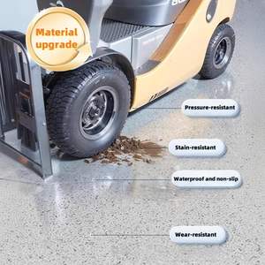 Pintura Epoxi Ecológica para Paredes con Arena de Colores, Revestimiento de Resina para Pisos Autonivelante, Ecológico, Impermeable y de Alta Dureza - Product Image 2