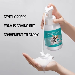 Mousse nettoyante sans eau pour animaux de compagnie, hypoallergénique, sans parfum, pour peaux sensibles, fabrication directe usine, marque privée - Product Image 5