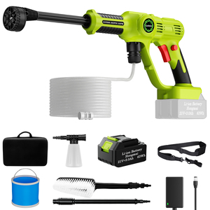 Pistolet à eau haute <span class=keywords><strong>pression</strong></span> électrique portable sans fil Feihu 3000 mAh pour <span class=keywords><strong>lavage</strong></span> <span class=keywords><strong>de</strong></span> voiture - Product Image 1