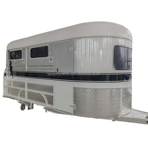 Galvanized Steel Horse Floats Australia Standards Três Horse Living Float <span class=keywords><strong>3</strong></span> Horse Angle Load Trailer - Product Image 5