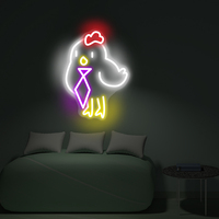 Letrero Luminoso de Neón Estilo Caballero Chic, Personalizable, Multicolor, con Control Remoto, para Montar en la Pared, Regalo para Bebés, Decoración para Fiestas en Casa, Empresas y Eventos