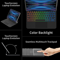 Étui clavier tablette OEM personnalisé avec logo et moule exclusif pour iPad 10.2/11/12.9/13 pouces avec emballage sur mesure, directement de l'usine