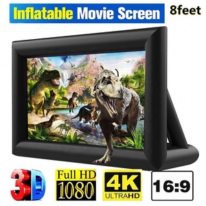 Schermo Gonfiabile per Proiezione Cinematografica da 10 a 20 Piedi, per Uso Interno ed Esterno, Cinema Domestico ed Eventi - Product Image 2