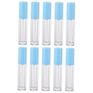 Halloween Lindo Tubo de Brillo Labial Transparente de 4ml con Diseño de Varita Grande, Envase Vacío de Plástico Serigrafiado con Llavero para Cuidado Facial - Product Image 6