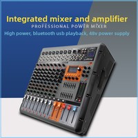 Console de mixage DJ professionnelle 8 canaux pour systèmes audio de scène, de club et d'événements de mariage - Audio intégré MOCO