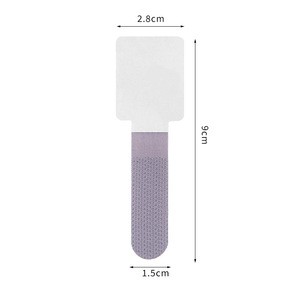Organisateur de câbles, sangles Velcro 28x90mm, auto-adhésives réglables, pour câbles d'alimentation et de données, type mural - Product Image 5