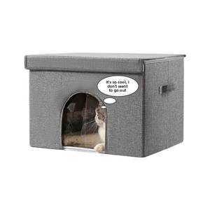 Hot Sale New Faltbare Katze Klimatisiertes Haustier haus Innen-und Außen bett für pelzige Freunde - Product Image 1