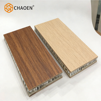Panneau composite en nid d'abeille en bois et aluminium, panneau en nid d'abeille en bois écologique pour la décoration murale