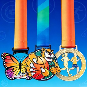 Médaille personnalisée sur le thème de l'amour pour la Saint-Valentin, événement sportif, compétition de couple, design romantique, antique/moderne, haute qualité - Product Image 1