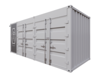 Conteneur de centre de données ZTMM Factory 20FT avec refroidissement par air, armoires de serveur personnalisées de haute qualité