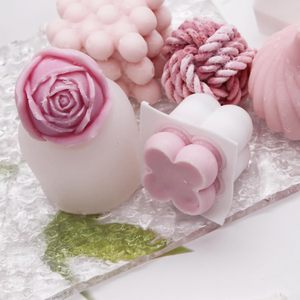 Ensemble de moules en silicone pour la fabrication de bougies, moule en silicone 3D, boule, bulle, cube, savon, pâtisserie, dessert, kit de fabrication de bougies à la cire de soja DIY - Product Image 4