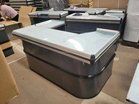 Vente Chaude Comptoir de Caisse pour Supermarchés et Magasins de Détail Table de Caisse au Design en Pierre en Bois MDF Durable