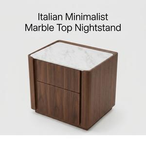 Cómoda de Noche de Madera Maciza de Estilo Moderno y Tono Brillante con Cajón Deslizable para Organización de Almacenamiento Nocturno en Dormitorios Residenciales - Product Image 5
