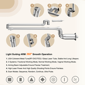 Máquina de Laser CO2 Portátil com Peças Manuais para Remoção de Cicatrizes e Estrias, Sistema de Aperto Vaginal Fracionado - Product Image 3