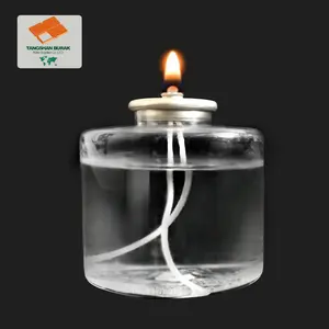 45hr Ghi Thời Gian Tealight Nhiên Liệu Di Động Chất Lỏng Dầu Sáp Nến