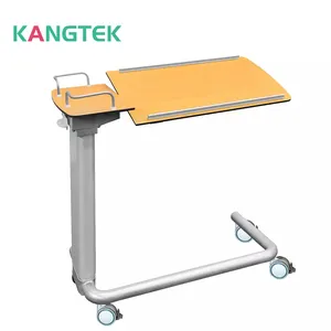 Medical Adjustable Overbed Bedside Table Medical Adjustable Overbed Bedside Table With Wheels Medical Overbed Table 20kg