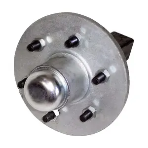 Lazy hub stub axle spindle boat trailer galvanizing marine chassis partswith axle trailer