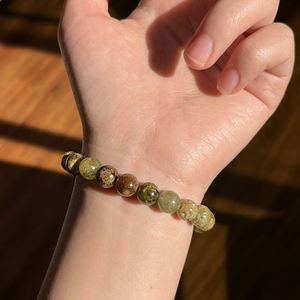 Natural Stone <b>Bracelet</b> Colorful Glass <b>Beaded</b> Reiki Infused Exclusive Experienced Exporter Anti-tarnish Packaging - Product Image 4