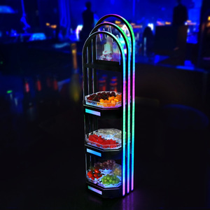 Plateau à fruits LED à 3 niveaux, plateau lumineux pour bar, KTV, discothèque - Product Image 1