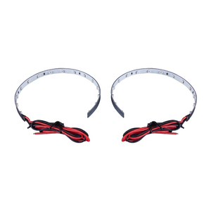 Luci Decorative per Auto Sanvi 360 LED Occhio del Diavolo Bianco/Giallo/Rosso/Blu/Verde/Viola, Occhi del Diavolo da 3 Pollici per Lenti Bi-Xenon - Product Image 1