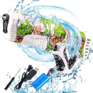 Hot Transparent Electric Water Gun Toy with Long Range Motorized Interactive <b>Lighting</b> Electric Toy Guns - Product Image 2