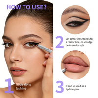 Lakerain Crayon Eyeliner Waterproof Anti-bavures Longue Tenue Maquillage Fard à Paupières