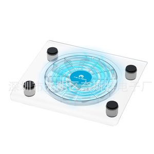Mikuso Laptop Cooler 26.5x24.5 Cm Silent Crystal Fan For Laptops Ultrabooks <b>Gaming</b> Laptops - Product Image 1