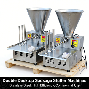 Machine à farcir les saucisses en petites séries GCJ-001 pour la production artisanale <span class=keywords><strong>de</strong></span> charcuterie et <span class=keywords><strong>de</strong></span> saucisses sur mesure - Product Image 2