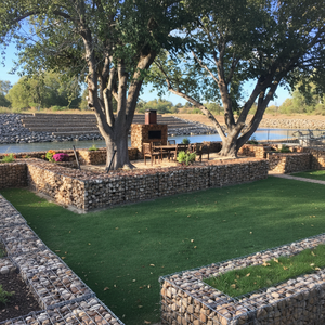 Muro de Gabiones con Marco Metálico, Cesta de Piedra de Forma Cuadrada Personalizable de 2m x 1m x 1m, Certificado CE, para Área de Asientos - Product Image 6