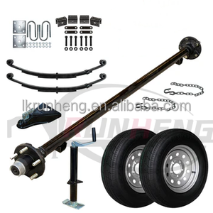 Kit de moyeu léger pour essieux simples et doubles de 2000 à 8000 lb, essieux à ressorts à lames pour remorques en acier, suspension à ressorts à lames - Product Image 6
