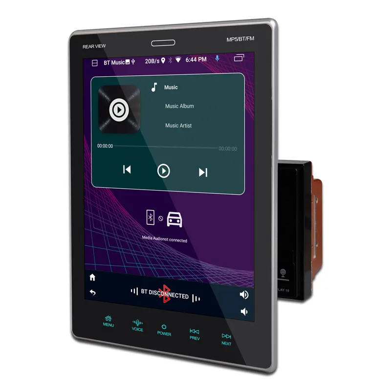 Autoradio Android, écran Vertical Ips 9.5 ", Dsp, lecteur Mp5, 1 Din, universel, stéréo, pour voiture
