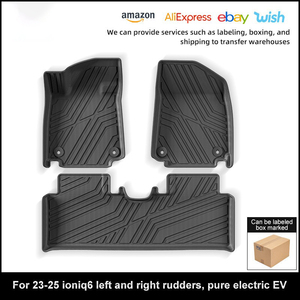Tapis de sol et doublure de coffre personnalisés en TPE pour Hyundai IONIQ 6 2023-2025 – Imperméables, anti-taches, protections intérieures pour véhicules électriques - Product Image 6