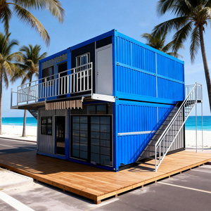 Casa Contenedor Modular Plegable de Acero de Alta Calidad, 20 pies/40 pies, Prefabricada, de Instalación Rápida, Edificio de Oficinas, Móvil <span class=keywords><strong>y</strong></span> Compacto - Product Image 2