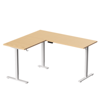 Bureau debout électrique moderne à double moteur, hauteur réglable, en acier inoxydable, durable, avec rangement, mobilier de bureau pour la maison et le bureau