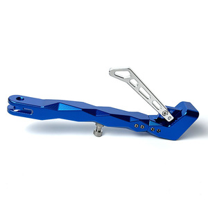 Cnc Aluminum Motorcycle Electric Scooter Side Stand Adjustable Support <b>Bracket</b> For Retrofit Upgrade Rear Mounting - Product Image 2