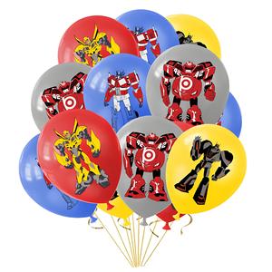 Vente en gros de ballons en latex <span class=keywords><strong>robot</strong></span> pour décoration de gâteau, ensembles de bannières à cupcakes pour décoration de fête d'<span class=keywords><strong>anniversaire</strong></span> - Product Image 4