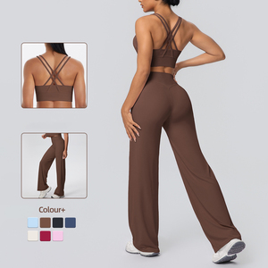 Vêtements <span class=keywords><strong>de</strong></span> <span class=keywords><strong>sport</strong></span> en gros <span class=keywords><strong>pour</strong></span> femmes, ensembles <span class=keywords><strong>de</strong></span> 2 pièces, leggings <span class=keywords><strong>de</strong></span> <span class=keywords><strong>sport</strong></span> taille haute, soutiens-gorge <span class=keywords><strong>de</strong></span> <span class=keywords><strong>sport</strong></span>, ensemble <span class=keywords><strong>de</strong></span> vêtements <span class=keywords><strong>de</strong></span> <span class=keywords><strong>sport</strong></span> - Product Image 1