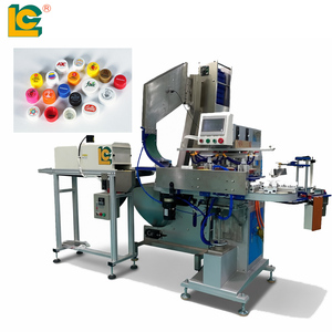Machine de tampographie automatique haute précision pour bouchons de bouteilles, système complet avec traitement de surface et ligne de séchage IR - Product Image 1
