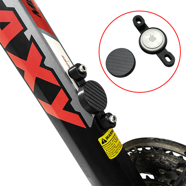 Honatop Anti Lost Airtag Holder for Bike Mount Bottle Holder Reflective Location Tracker Waterproof Bike airtag Reflective