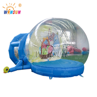Tente de jardin gonflable transparente WINSUN, dôme commercial, château gonflable à bulles, fête pour enfants, imperméable, installation facile, tissu Oxford