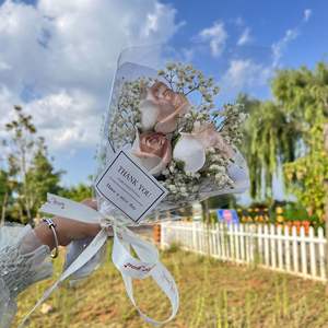 Vente flash Bouquet de savon en forme de <span class=keywords><strong>rose</strong></span> multicolore pour la Saint-Valentin, rendez-vous galant, cadeau pour la fête des mères - Product Image 2