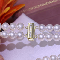 S925 argent Sterling élégant polyvalent bricolage perle accessoires Double rangée chandail chaîne Bracelet fin fermoir et collier fermoir