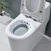 Siège de toilette moderne pliable pour bain de siège, soins post-partum, apaise les hémorroïdes et le périnée, antibactérien, pour vapeur Yoni - Vente en gros