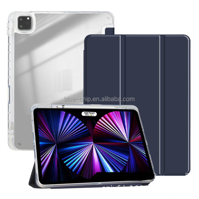 Transparent Multi Color Shockproof TPU+PU+Acrylic Full Body Rugged Sublimation Pencil Smart Bulk Protective Tablet Case Cover