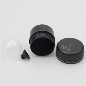 Venta al por mayor de tarros herméticos de plástico de 90ml con anillo de gel de sílice contenedor de dos pisos de plástico - Product Image 6