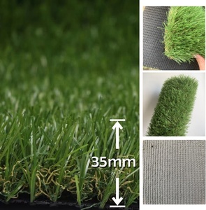 Chất lượng cao 35mm đống Chiều cao cỏ nhân tạo cỏ PP + PE vật liệu cuộn bao bì sân sau bóng đá golf thể thao sàn bán buôn - Product Image 3