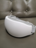 Masseur oculaire électrique avec vibration, chaleur, pression d'air, télécommande sans fil, fonction de minuterie, ABS + cuir PU, musique