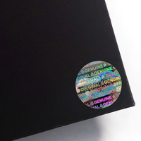 Étiquette autocollante à gratter durable holographique à code-barres avec étiquettes de marque traçables gravées au laser pour l'authentification