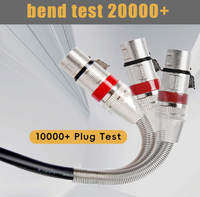Câble de microphone XLR mâle à femelle blindé équilibré OFC 3Pin robuste pour mélangeur Audio de haut-parleur de Studio d'enregistrement et plus