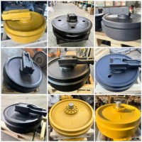 Roue d'entraînement avant en acier forgé pour excavatrice, ensemble de train de roulement pour CAT Komatsu Hitachi 17A-27-11630, pièces de rechange OEM